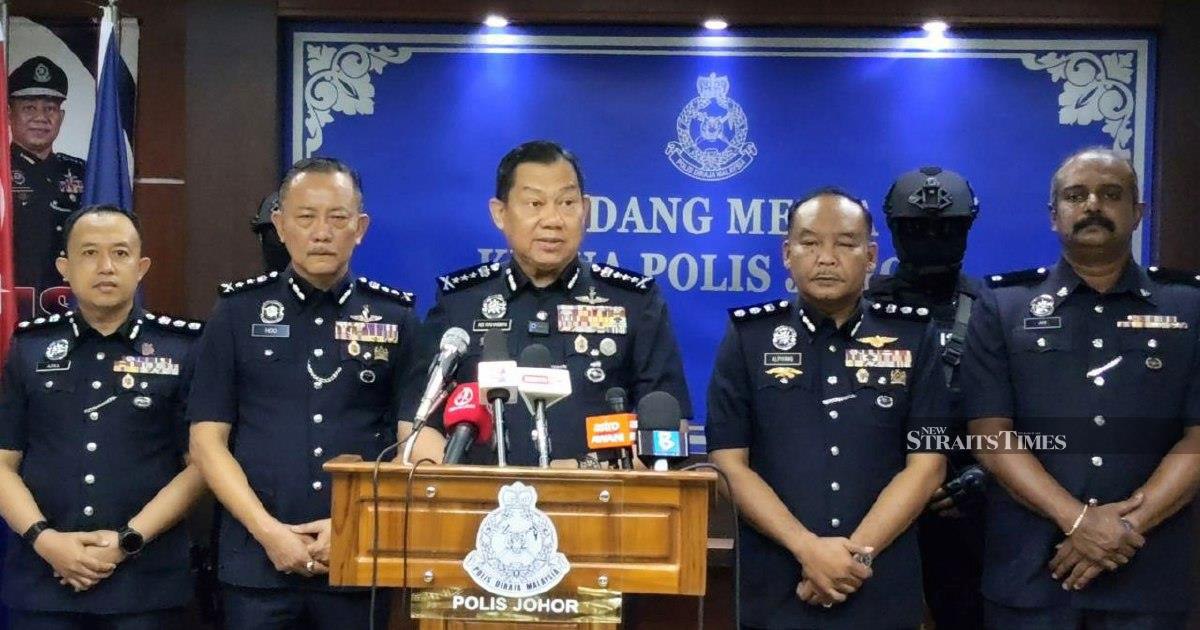 Police Seize RM3.04 Million in Methamphetamine, Arrest Eight in Johor Baru Raids