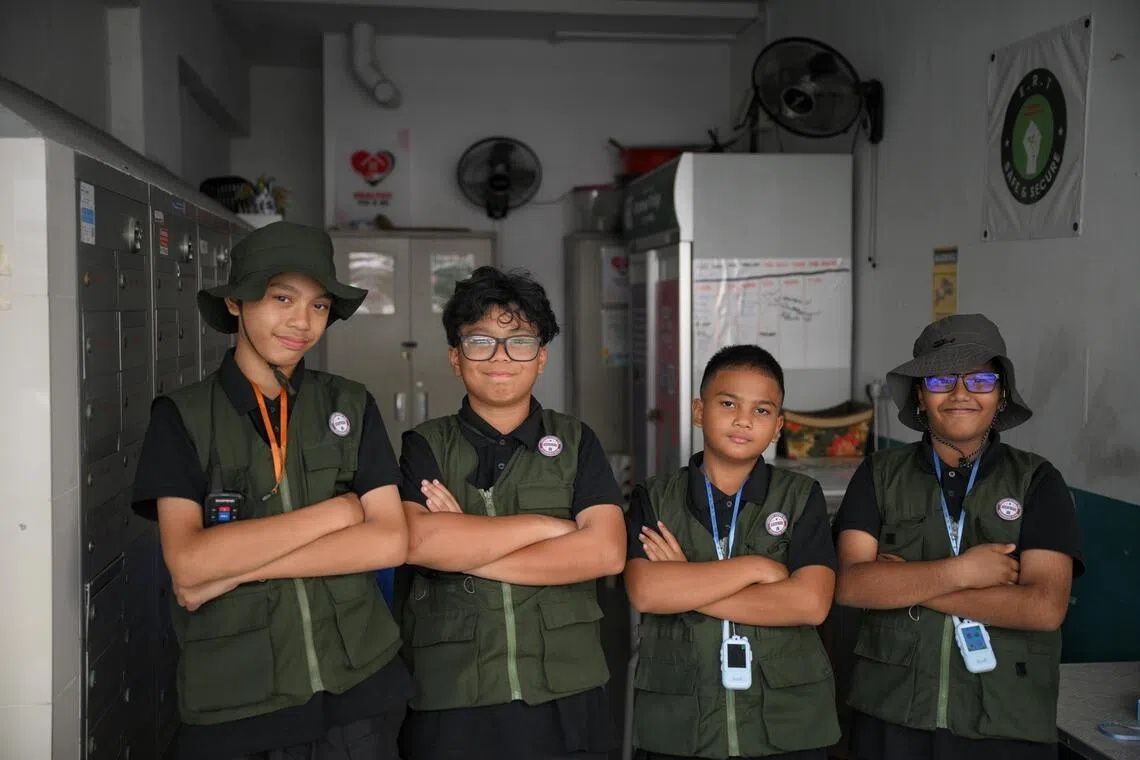 Four Primary School Boys Become Community Guardians in Singapore Housing Estate
