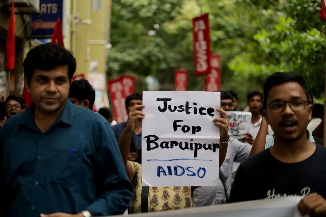 Indian police arrest 35 after violent protests over rape and murder of 11-year-old girl in West Bengal