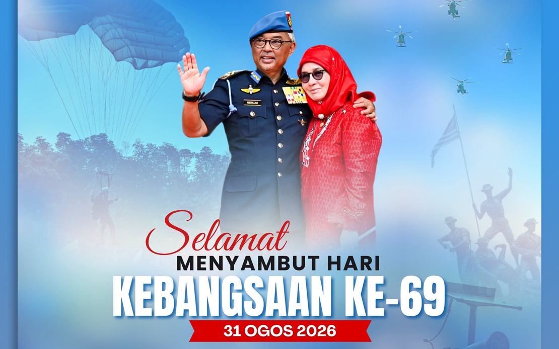 Pahang's Royal Couple Mark 69th Merdeka Day with Call for National Unity