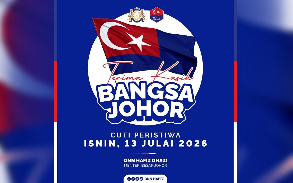 Johor Declares Monday a Public Holiday Following State Election Victory