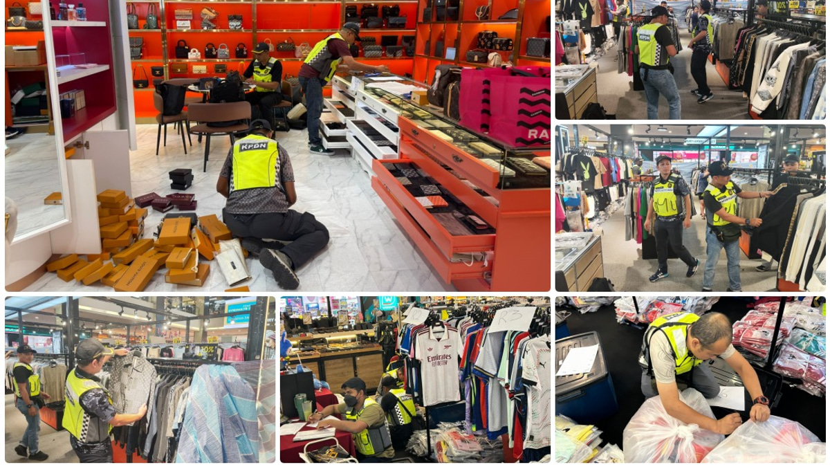 KPDN Seizes RM600,000 in Counterfeit Goods Across Three Johor Bahru Outlets