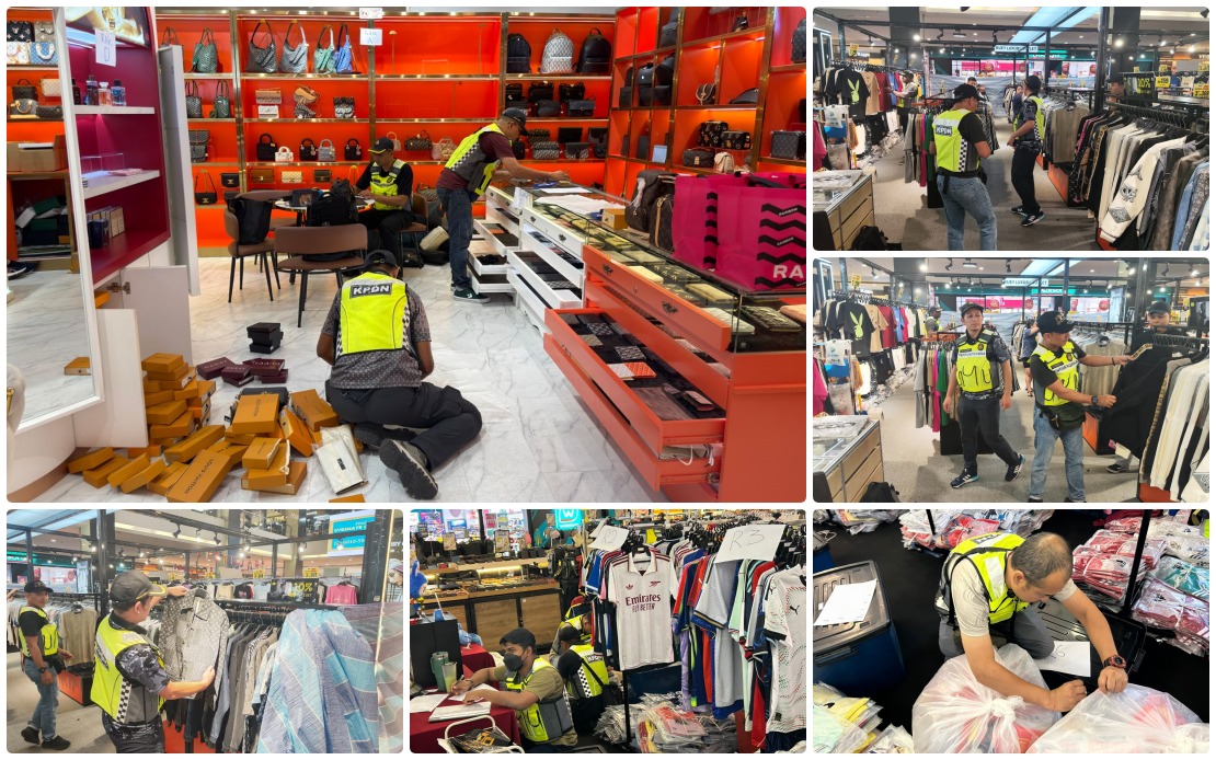 KPDN Seizes RM600,000 in Counterfeit Goods Across Three Johor Bahru Outlets