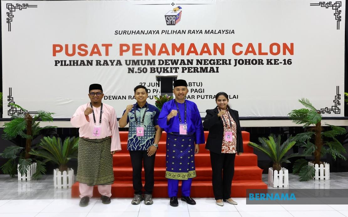 Bukit Permai Incumbent Faces Tough Four-Way Contest in Johor Election