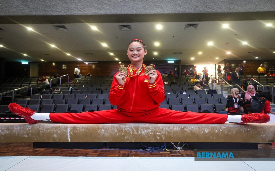 Cadence Teh Retains All-around Gold as Selangor Dominates Artistic Gymnastics at SUKMA 2026
