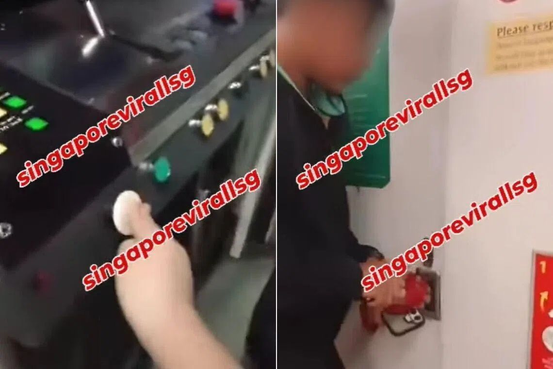 Two boys given conditional warnings after breaching Singapore MRT train cabin