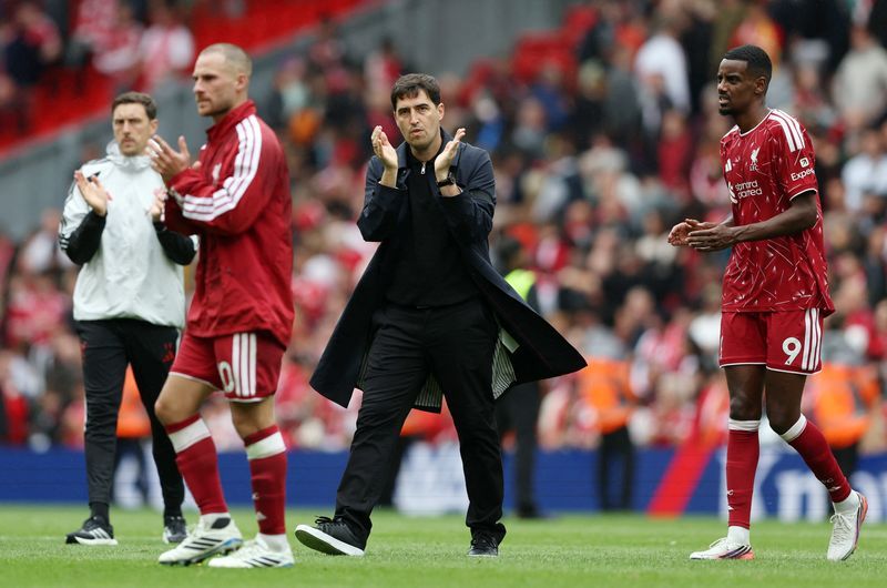 Iraola sees promise in Liverpool's rebuild despite winless start under new boss