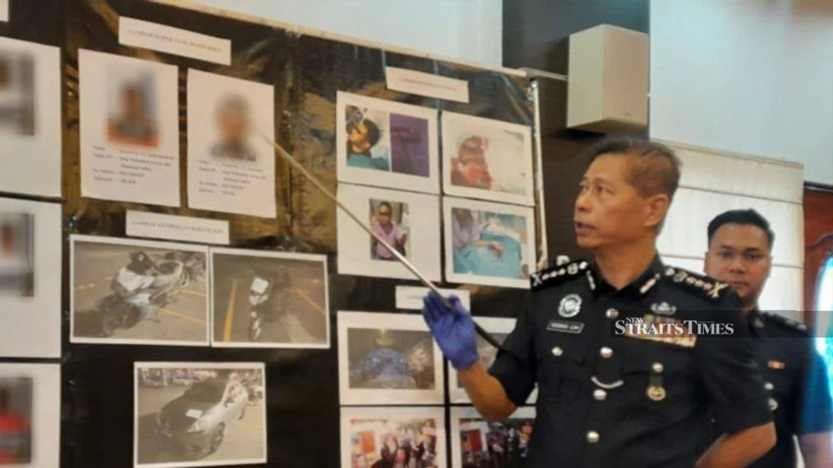 Six arrested after vicious parang attack leaves two men injured at Jelutong temple