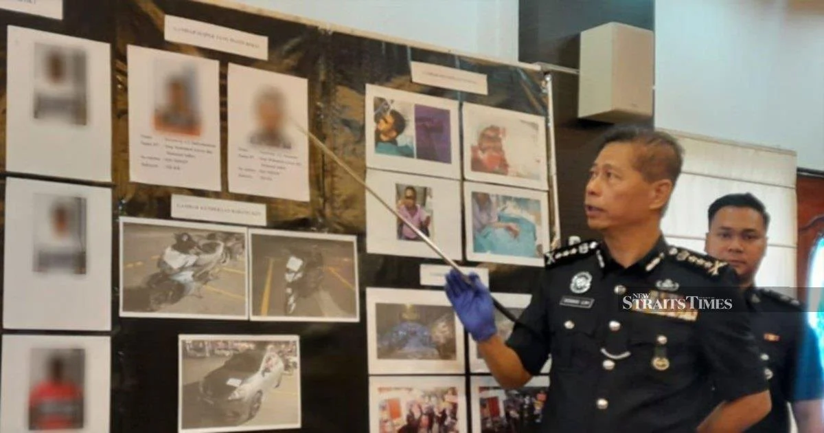 Six arrested after vicious parang attack leaves two men injured at Jelutong temple