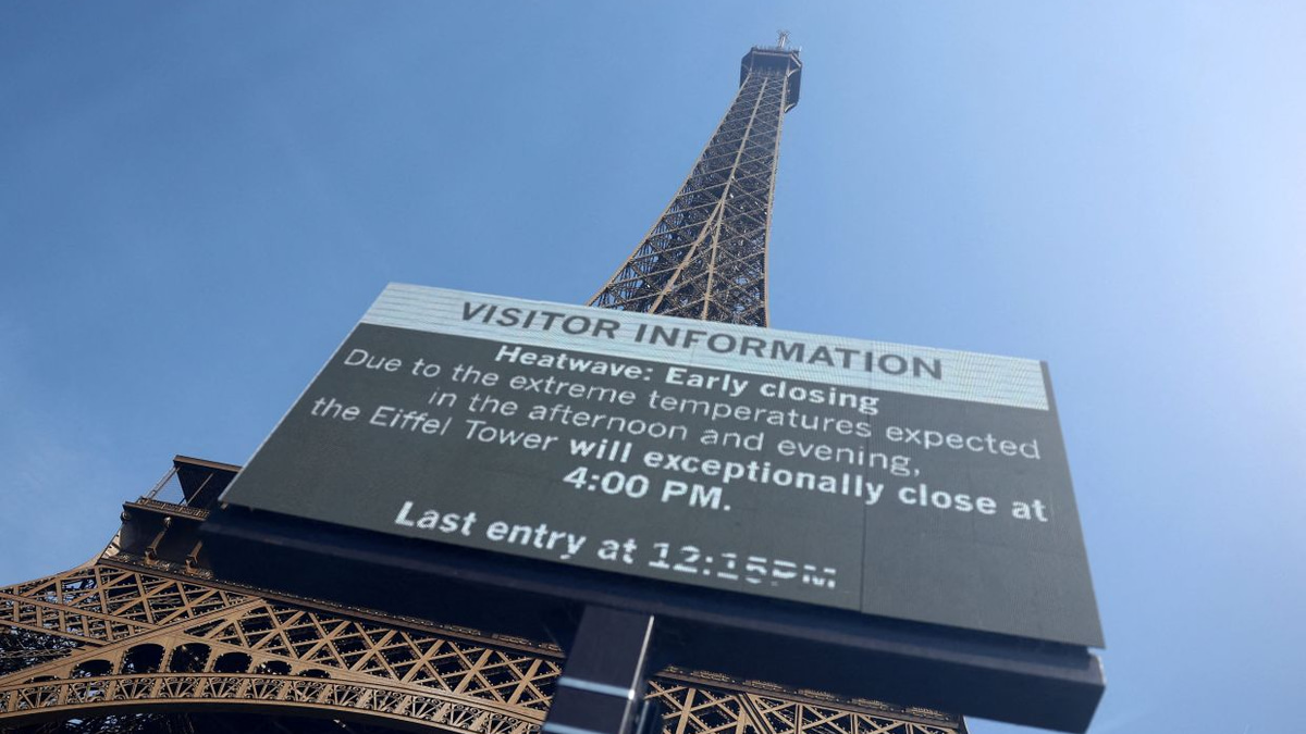 Paris heatwave forces early closures at top attractions, leaving tourists in the lurch