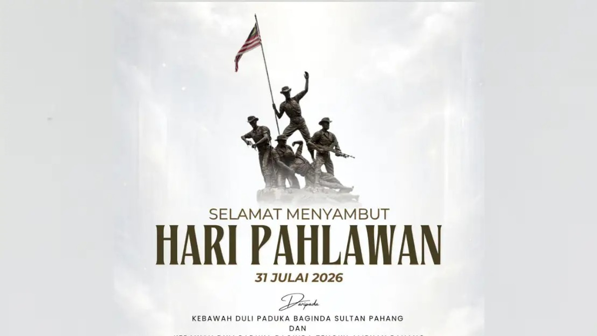 Pahang Sultan and Tengku Ampuan Honour Nation's Security Forces on Warriors Day