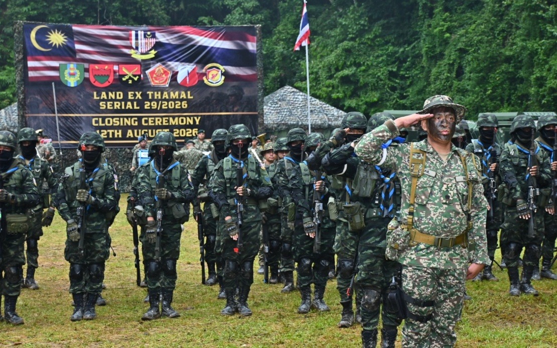 Malaysian and Thai Armies Conduct Joint Training Exercise in Gerik