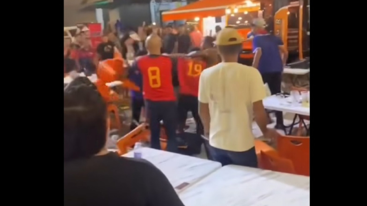 Johor Police Arrest 12 Men Including Teenager After World Cup Final Screening Violence in JB