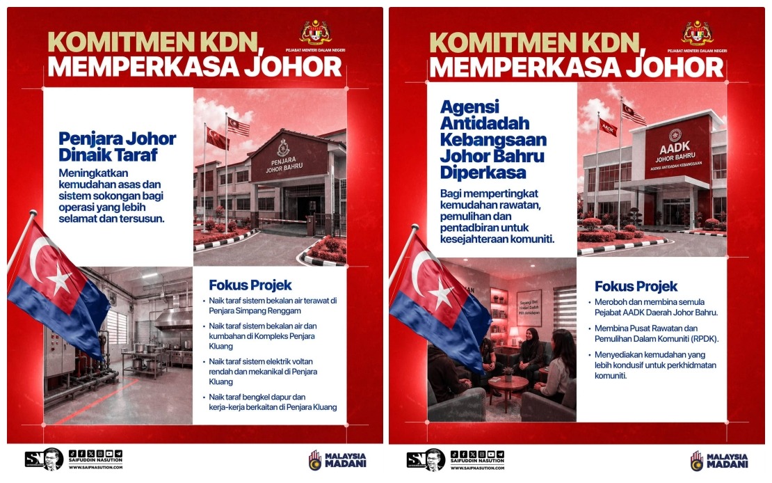 Home Ministry Accelerates Infrastructure Push in Johor Ahead of State Elections
