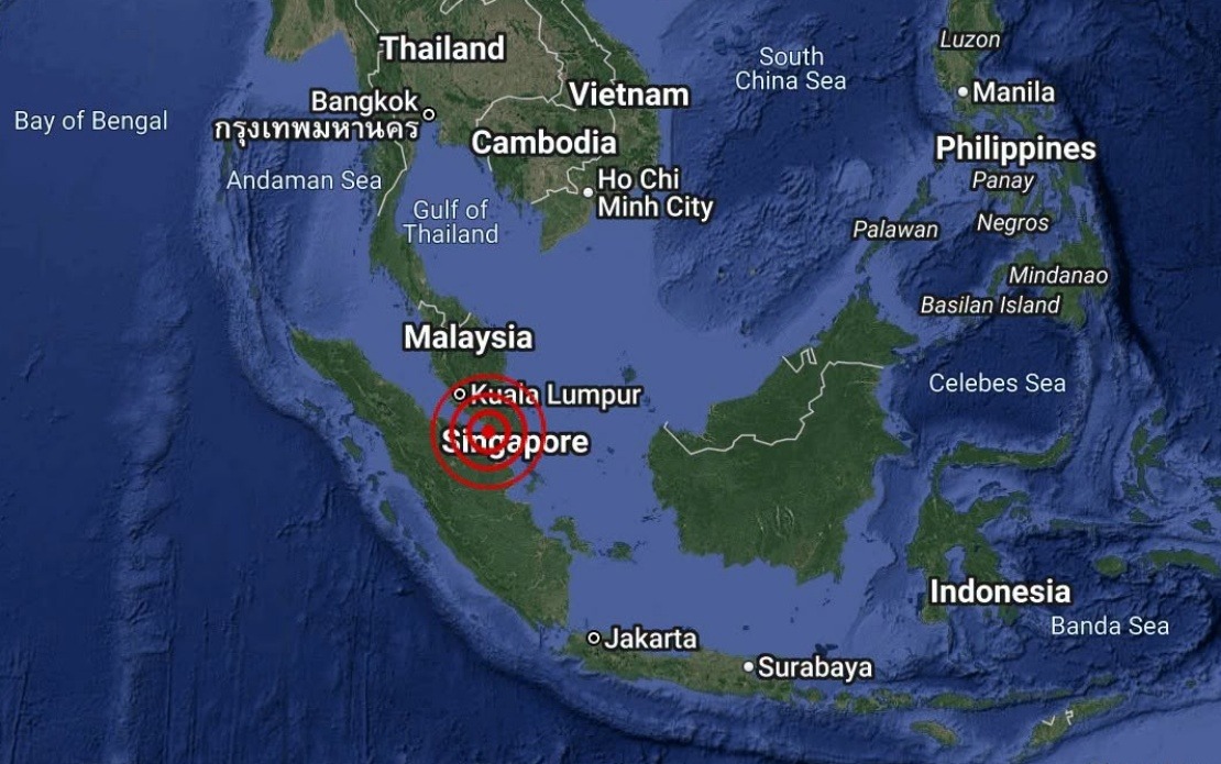 Mild 3.1-Magnitude Earthquake Detected Off Batu Pahat Coast