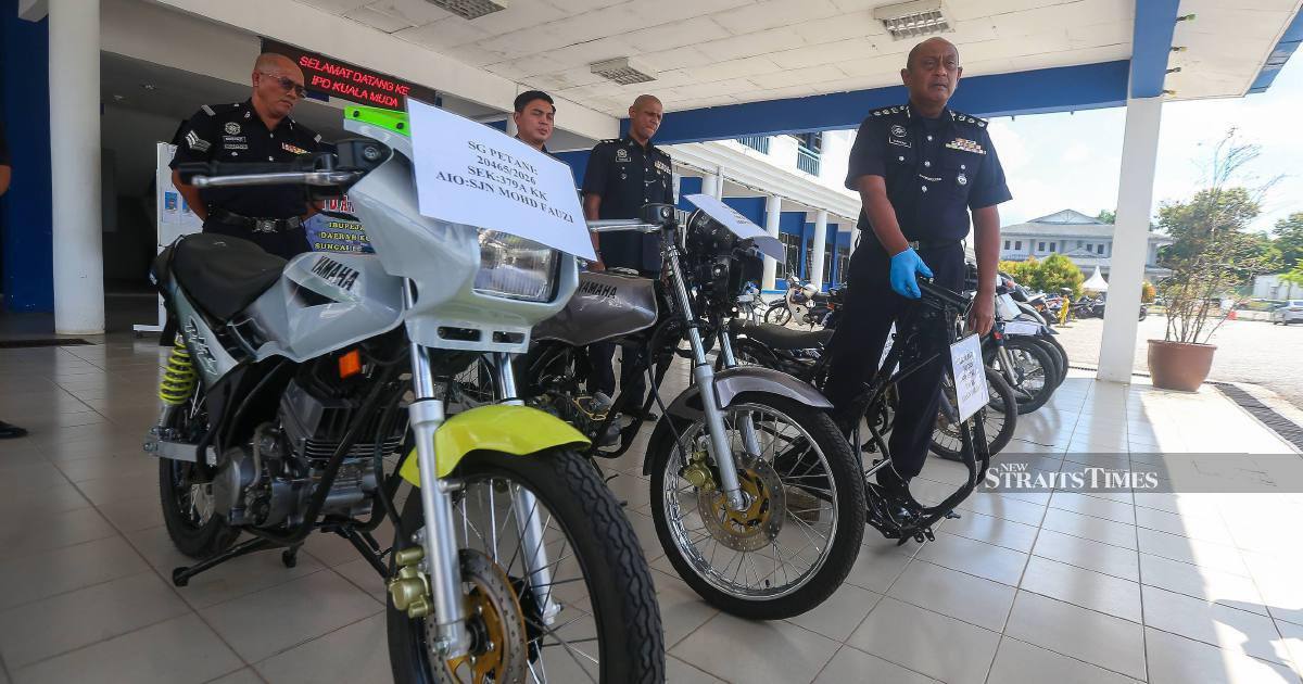 Four teenagers arrested over motorcycle theft ring targeting KTMB parking in Sungai Petani