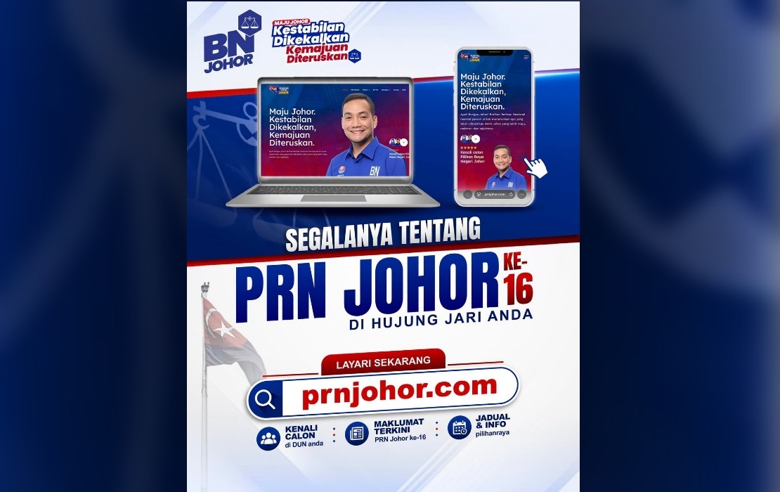 Official Johor Election Website Launched as BN Pushes Digital-First Campaign Strategy
