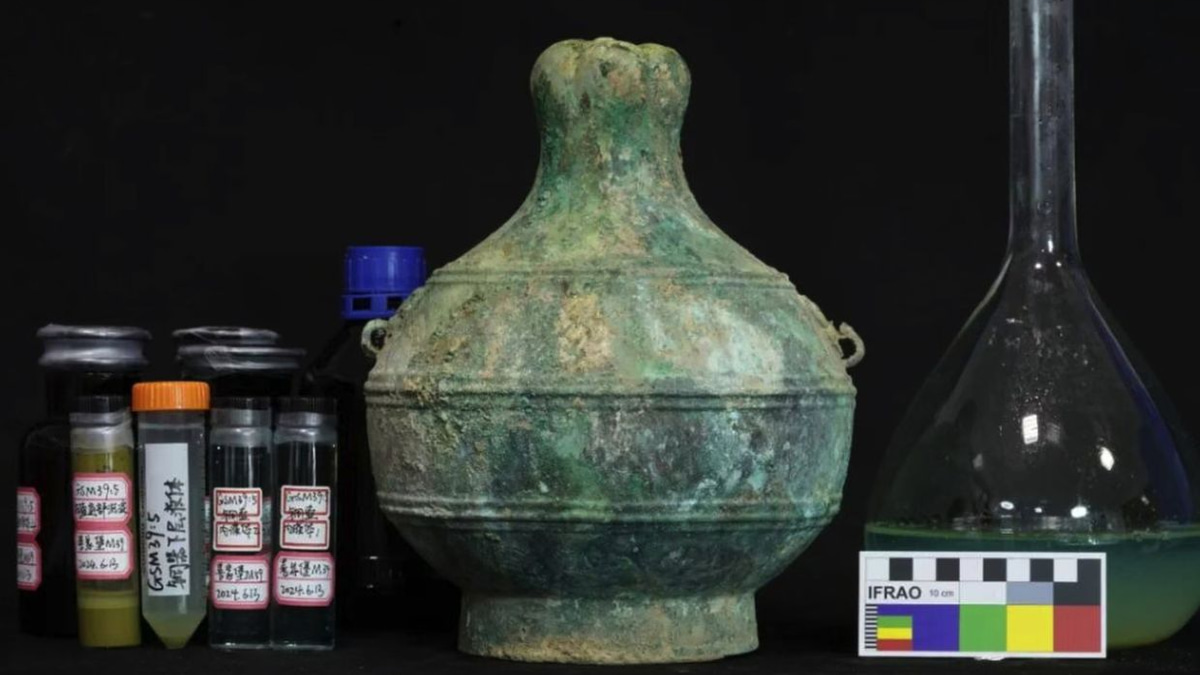 2,300-Year-Old Wine Sealed in Bronze Vessel Unveils Ancient Chinese Brewing Mastery