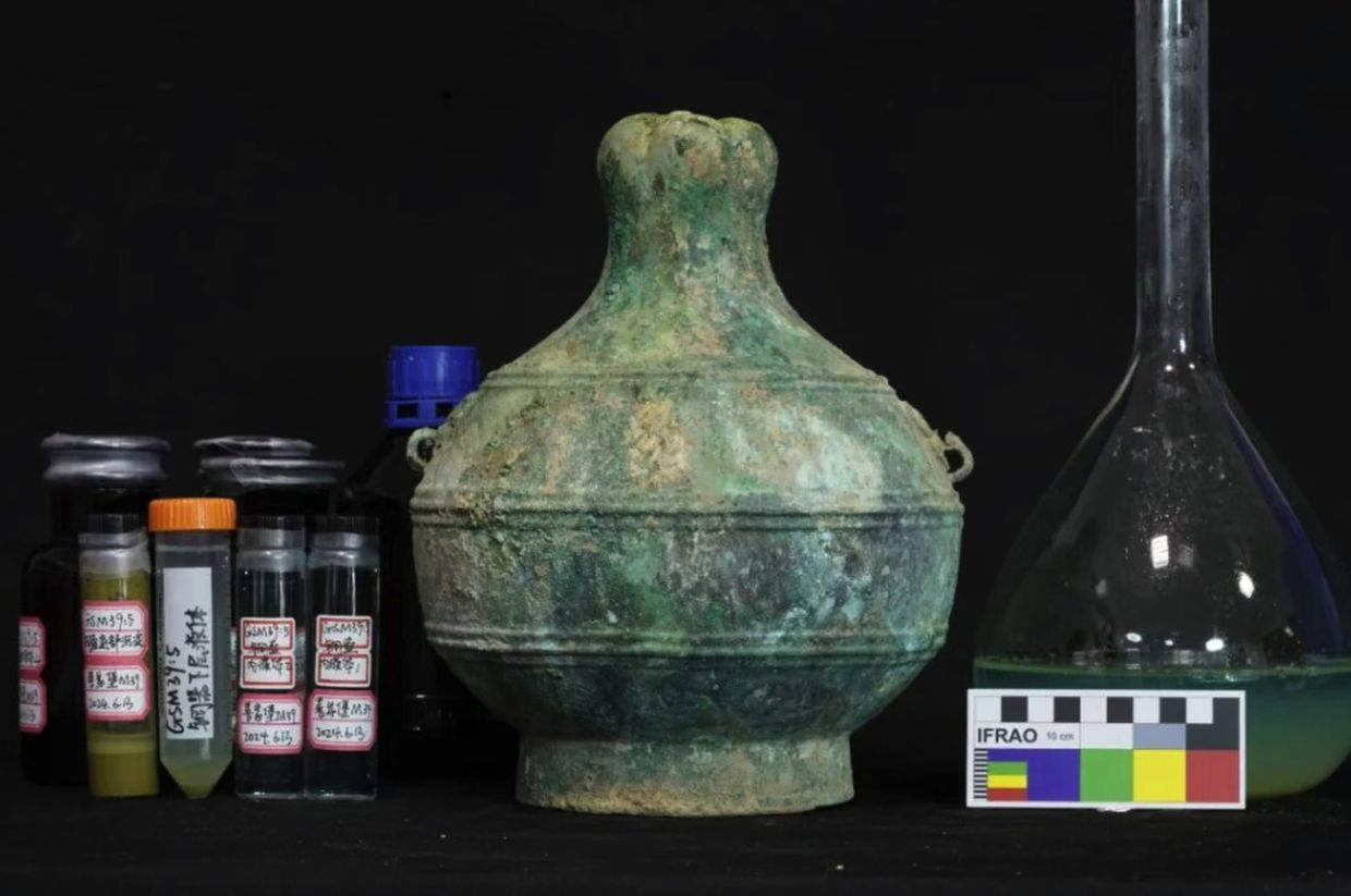 2,300-Year-Old Wine Sealed in Bronze Vessel Unveils Ancient Chinese Brewing Mastery