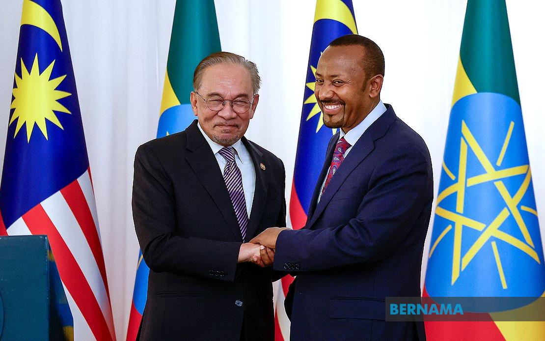Anwar Extends Congratulations to Ethiopia's Abiy Ahmed on Election Victory