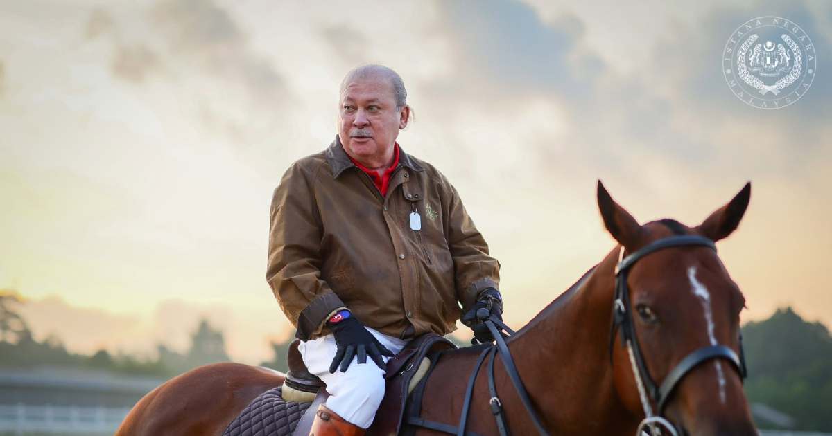 King Maintains Regular Equestrian Routine at Johor Polo Club