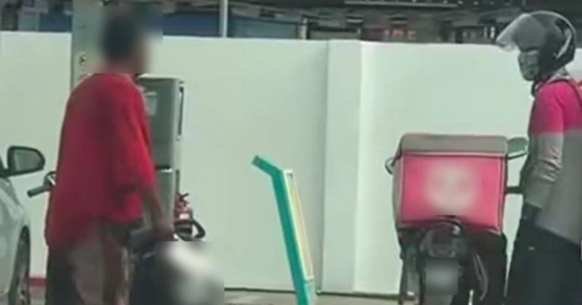 Man arrested after threatening p-hailing driver with meat cleaver at Terengganu petrol station