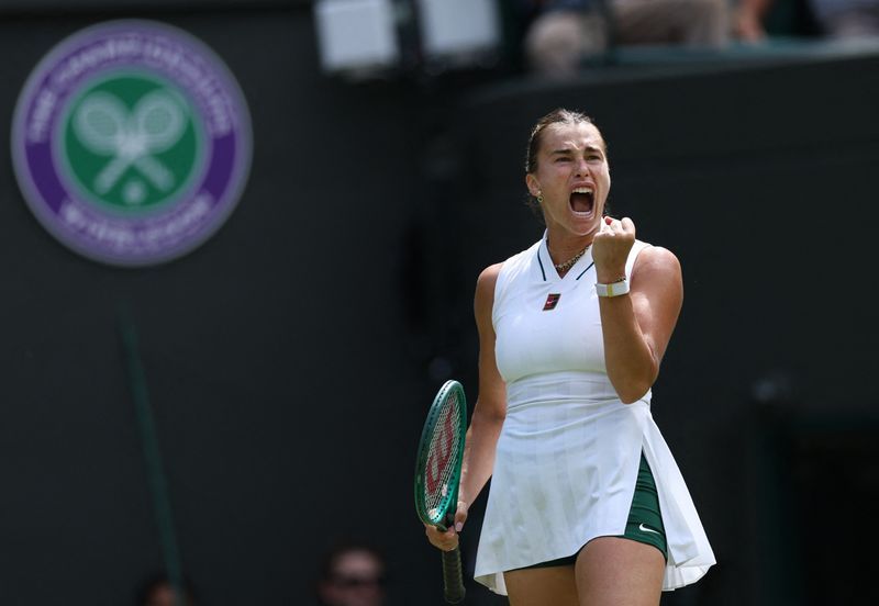 Sabalenka Battles Past Kessler to Advance at Wimbledon