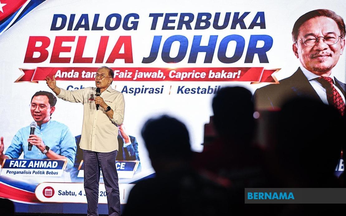 Johor's Growth Must Reach Beyond City Limits, Anwar Stresses