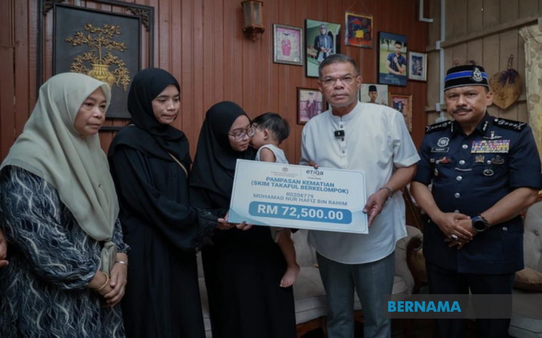 PDRM to Accelerate Welfare Support for Family of Sabah Police Officer
