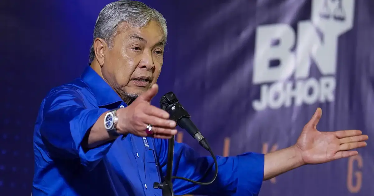Zahid Banking on Johor Momentum to Drive Barisan Nasional Surge Across Southern States