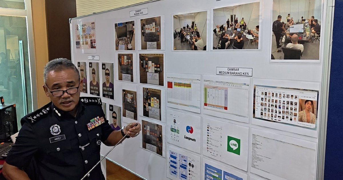 Police Dismantle Online Romance Scam Ring Targeting Japanese Nationals; Seven Chinese Arrested in Kedah