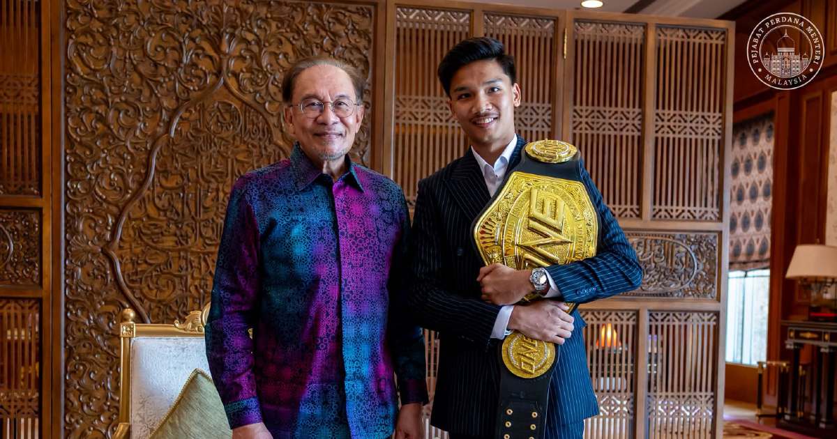 PM Anwar celebrates Malaysian fighter Aliff Rakib's historic ONE Championship Muay Thai triumph