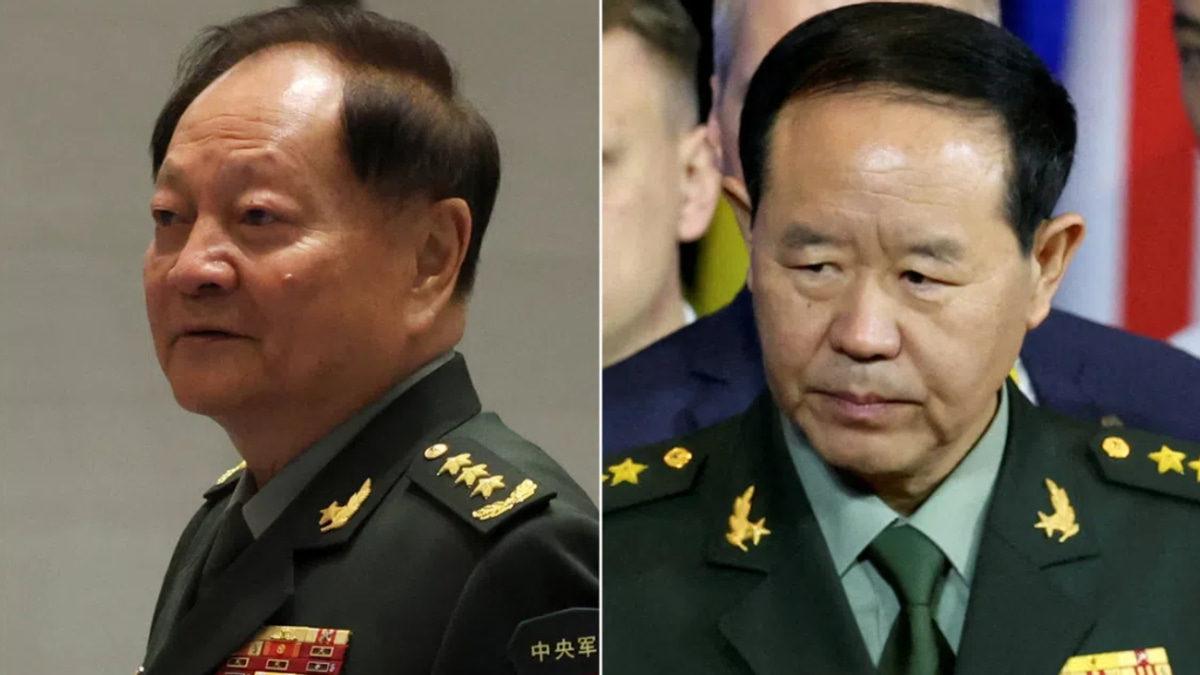 China purges two senior generals from military commission in latest corruption sweep