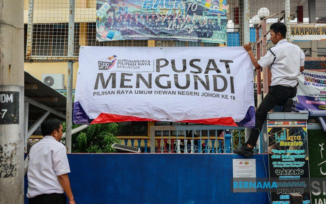 Johor's 2.7 Million Voters Go To Polls For 16th State Election