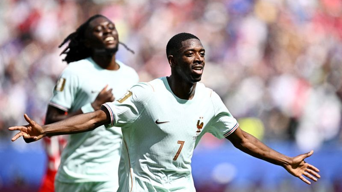 Dembele's hat-trick blitz secures top spot as France sweep past weakened Norway 4-1