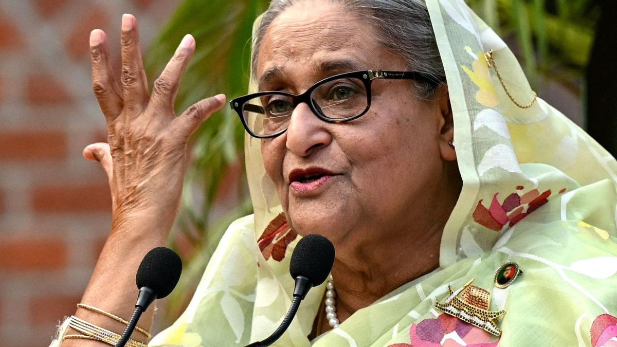 India distances itself from Hasina's virtual address as Bangladesh tightens media restrictions