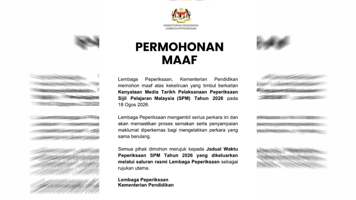 Education Ministry Clarifies SPM 2026 Exam Schedule After Communication Mix-up