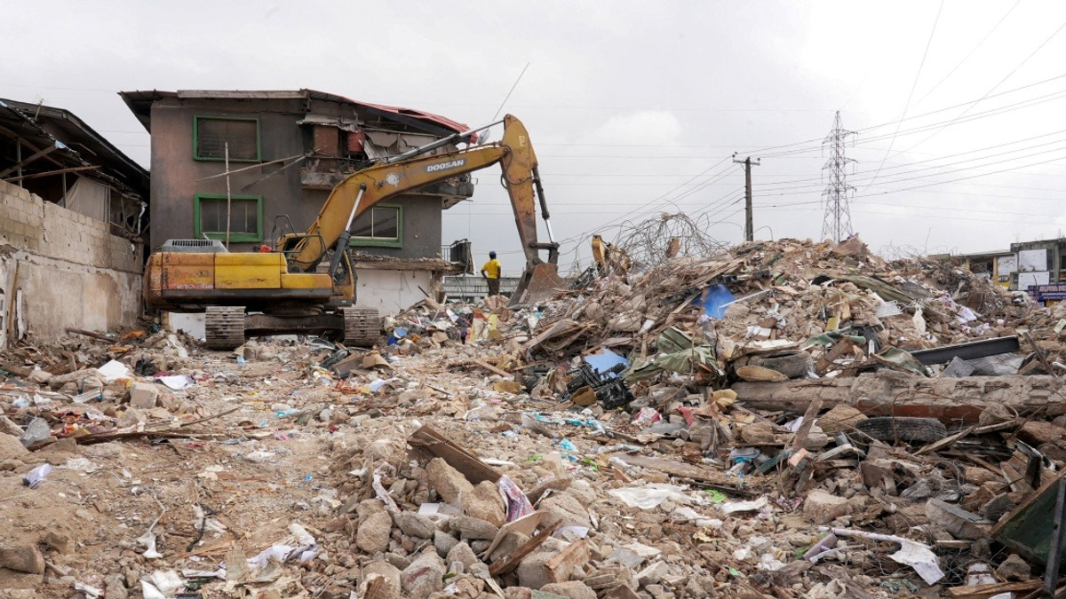 Nine Dead, 27 Rescued After Shopping Complex Collapse in Lagos