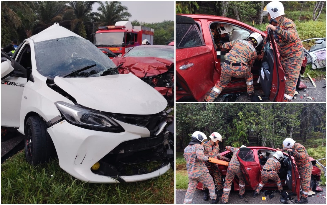 Three Dead in Collision Between Honda City and Toyota Vios in Kota Tinggi