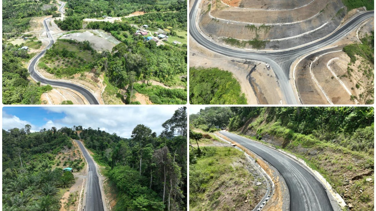 Major Road to Pensiangan Town Completed, Cutting Travel Time in Half