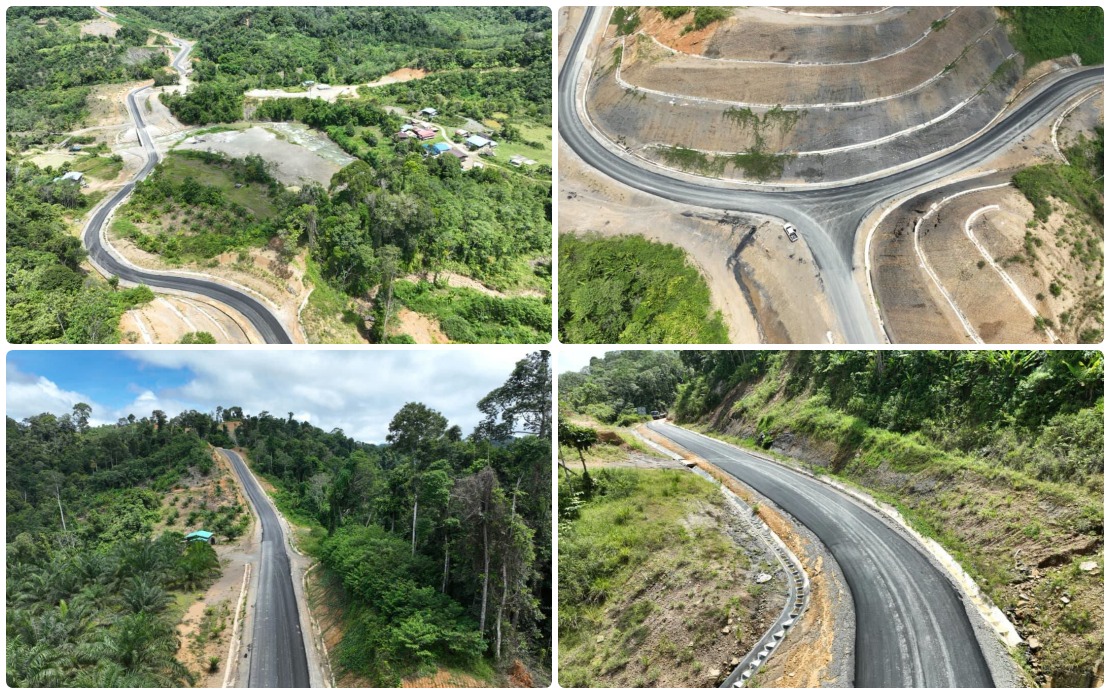 Major Road to Pensiangan Town Completed, Cutting Travel Time in Half