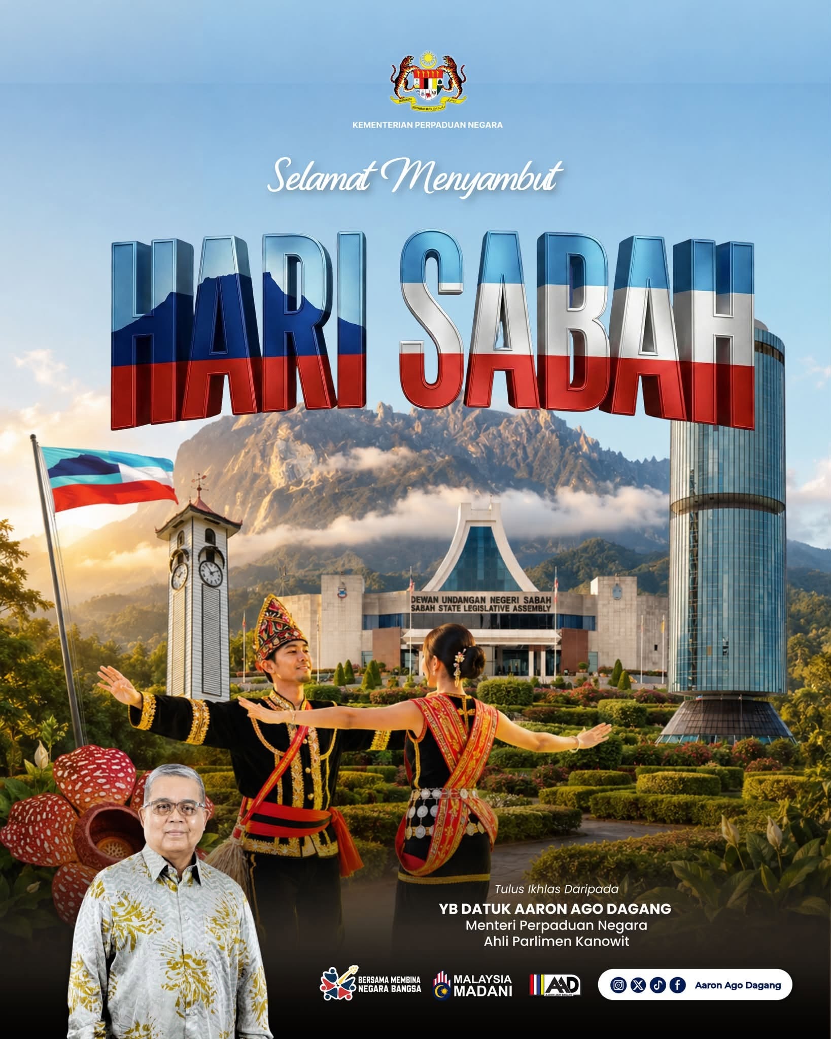 Sabah's Ethnic Tapestry Strengthens Malaysia, Says National Unity Minister