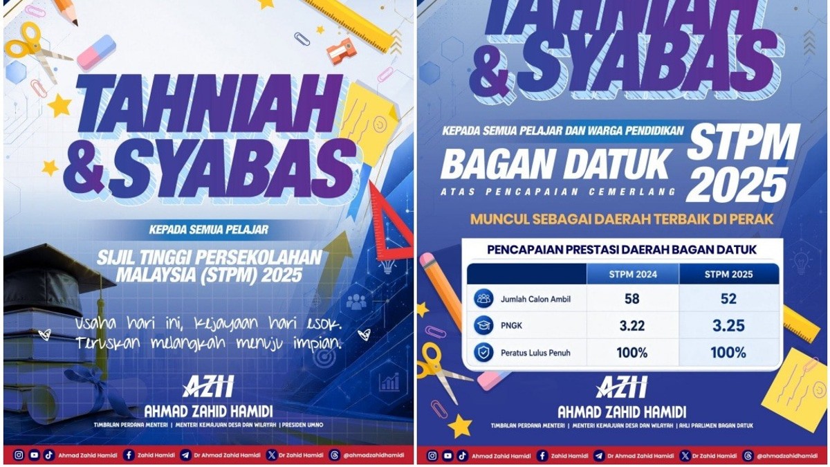 Bagan Datuk Shines in STPM 2025 with Top Performance in Perak