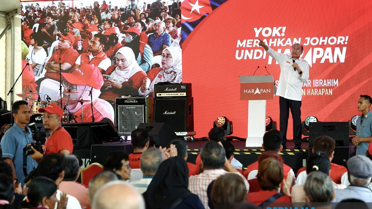 Anwar Urges Johor Parties to Stop Weaponising Najib Issue in Election Campaign