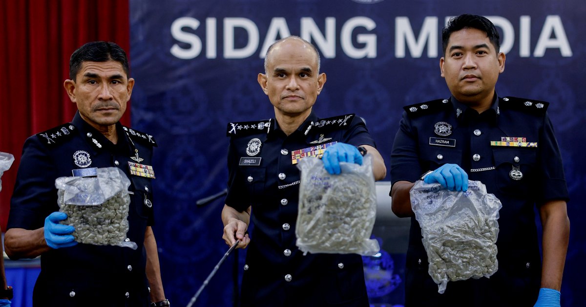 Police seize RM19.8 million cannabis shipment at KLIA; seven arrested in major trafficking bust